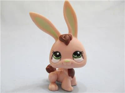 Littlest Pet Shop Bunny Rabbit Long Ears 1019 Pink Green Brown LPS May25npo57