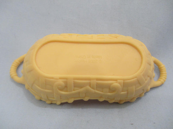 Littlest Pet Shop LPS Pink and Yellow Basket Bed Replacement Part Accessory DEC10J