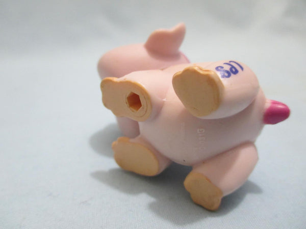 LIKE NEW Littlest Pet Shop LPS 1406 Pink Guinea Pig Brown Eyes Authentic Nov30npoHG