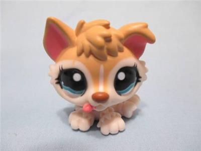 LIKE NEW Littlest Pet Shop Dog Baby Husky 1013 Authentic Lps Feb2ni