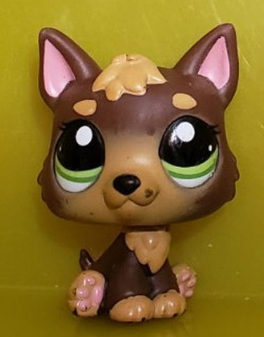 Littlest Pet Shop Dog Puppy Wolf German Shepherd 2137 Authentic Lps Slightly Blemished As Shown MAY07J86