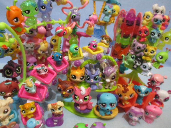 Littlest Pet Shop Lot 3 Random LPS Baby Mini Teeniest Cutest Baby Authentic