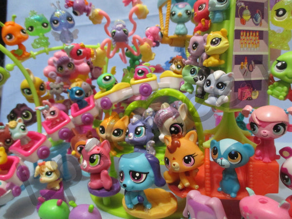 Littlest Pet Shop Lot 3 Random LPS Baby Mini Teeniest Cutest Baby Authentic