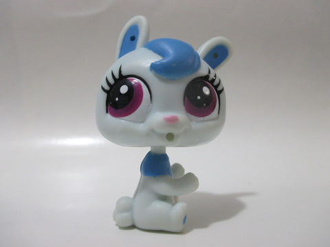 LIKE NEW Littlest Pet Shop Casey Cottonpuff New Generation 3699 Bunny Rabbit New Edition Authentic LPS Nov3ni
