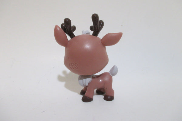 Littlest Pet Shop Authentic HTF No Number Glitter Brown Caribou Moose Deer Authentic Oct12npo200 NN