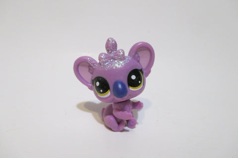 Littlest Pet Shop Mini Cutest Baby Amethyst Gleamglow 25 Koala Bear Authentic Lps RARE APR25J