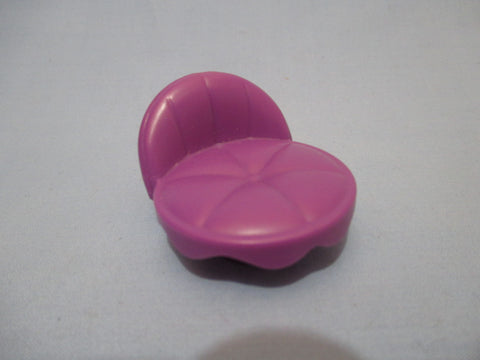Littlest Pet Shop Light Purple Chair Round Town Waggin Tail Seat Replacement Part Accessory Apr11npo90