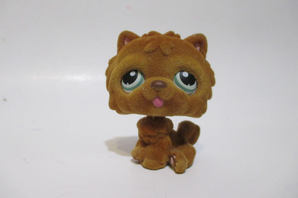 Littlest Pet Shop 332 Chocolate Brown Furry Chow Green Eye Authentic Lps JUN2J