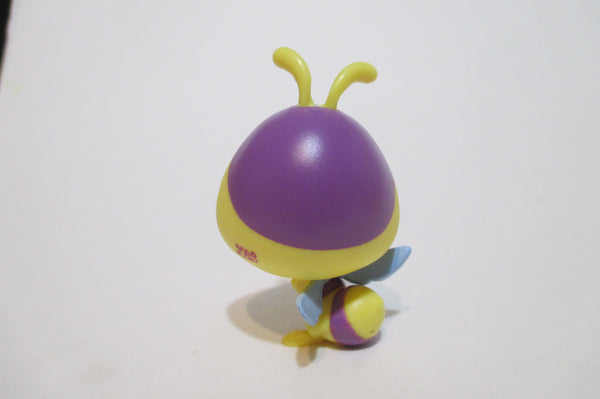 Littlest Pet Shop 3132 Purple Yellow Blue Dot Eyes Bee Authentic AIK SEP14J