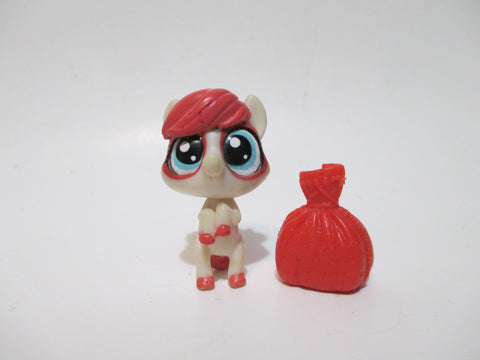 Littlest Pet Shop Mini Baby Red Horse Babies Authentic LPS SEE VIDEO APR25JI