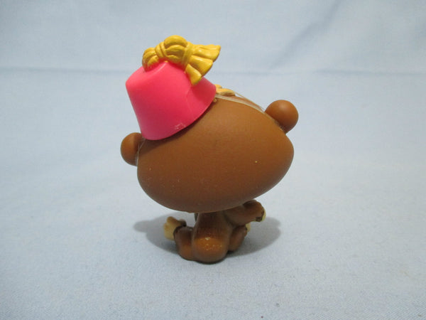 LIKE NEW Littlest Pet Shop LPS 834 Brown Monkey Chimp Authentic Lps Mar14Nin