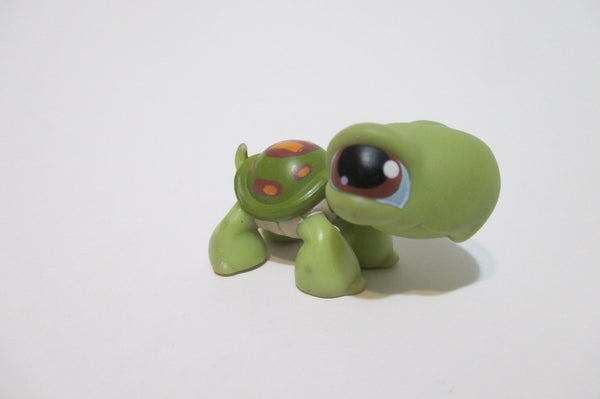 LIKE NEW Littlest Pet Shop Green Turtle 8 Authentic LPS AUG13K