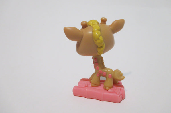 LIKE NEW Littlest Pet Shop McDonalds Happy Meal Toy Giraffe LPS Figure Dec8n