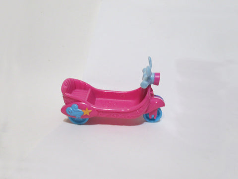 Littlest Pet Shop My little Pony Pink Blue Scooter Rolls Motorcycle Accessory May27ni
