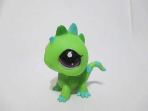 LIKE NEW Littlest Pet Shop G7 Gen 7 New Generation Iguana 35 Authentic LPS Feb24ni