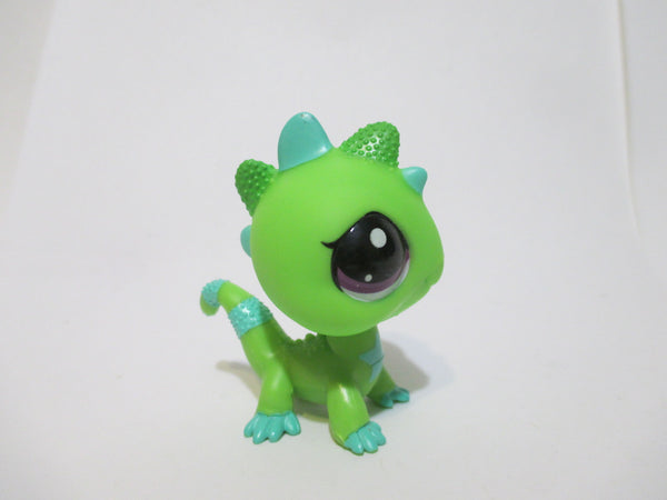 LIKE NEW Littlest Pet Shop G7 Gen 7 New Generation Iguana 35 Authentic LPS Feb24ni