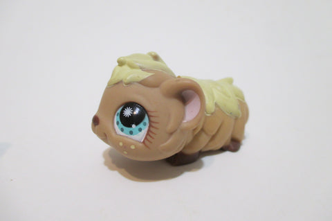 Littlest Pet Shop Brown Guinea Pig 948 Snowflakes Eyes Authentic Mar20j