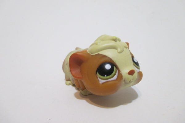 LIKE NEW Littlest Pet Shop Brown & White Guinea Pig 213 Authentic APR04J