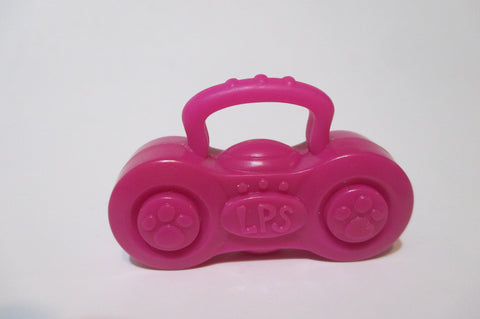 Littlest Pet Shop Dark Pink Radio Accessory Lps Authentic Nov27ni