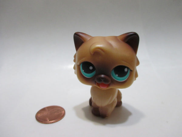 Littlest Pet Shop Brown Magic Motion Persian Cat Authentic Lps APR06JI