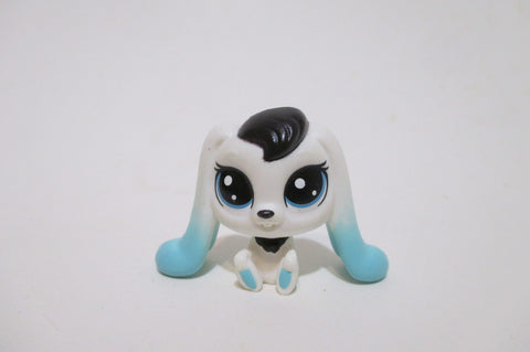 LIKE NEW Littlest Pet Shop Mini Baby Bunny 1-7 Aqua Bunnyton  Authentic Lps DEC08J
