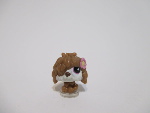 LIKE NEW Littlest Pet Shop Teeniest Tiniest Gray Sheepdog Dog Puppy Authentic Lps DEC08J