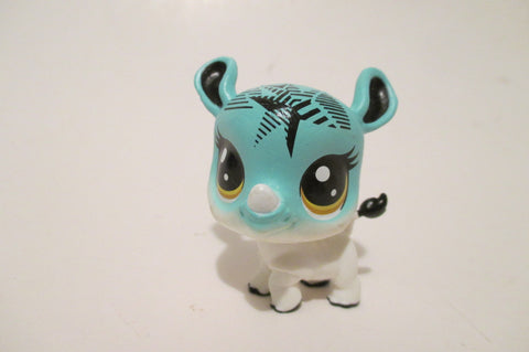 LIKE NEW Littlest Pet Shop Sapphire Rhinostar 1-54 Authentic Lps AIK May06na