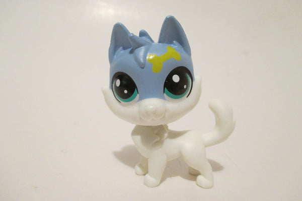 LIKE NEW Littlest Pet Shop Lucky Pets Fortune Cookie Alder Husky Authentic Lps AIK Nov3ni