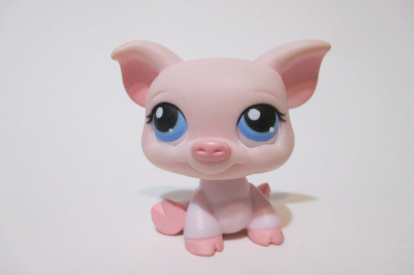 Littlest Pet Shop 87 Pale Pink Pig Authentic Has Initial Mar22J