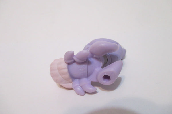 LIKE NEW Littlest Pet Shop Purple Hermit Crab w Brown Teardrop Eyes 912 Authentic LPS SEE VIDEO AS SEEN ON So Much In Love Episode 5 DEC10J