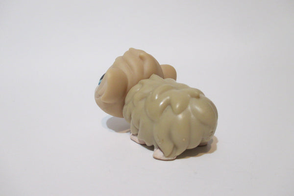 LIKE NEW Littlest Pet Shop 157 Hamster Guinea Pig Brown Blue Eyes Authentic Lps AUG13K