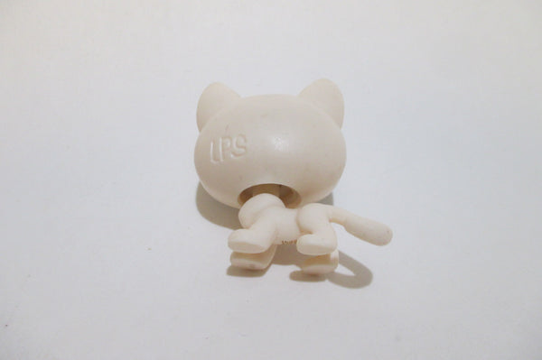 Littlest Pet Shop No Number Pizzazz White Lucky Cat Yellow Bone Fortune Cookie Authentic LPS JN28JI AIK SEE VIDEO