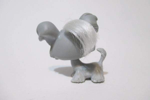 Littlest Pet Shop Gray Yorkie 227 Dog Puppy Yorkshire Authentic Mar16ni