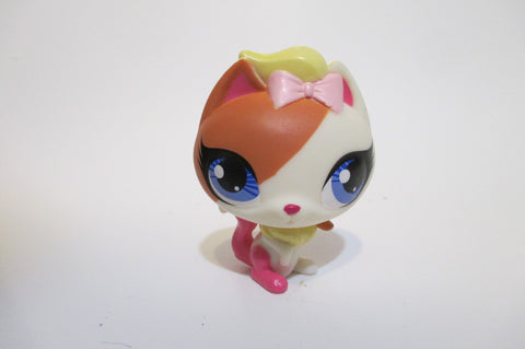 LIKE NEW Littlest Pet Shop Cutie Cat Tree Sitting Cat 3304 Authentic Lps JAN20JI