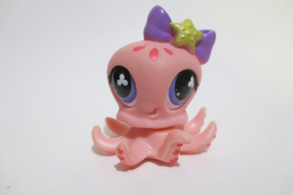 LIKE NEW Littlest Pet Shop Lot of 2 Octopus 704 513 Authentic LPS RARE APR30A