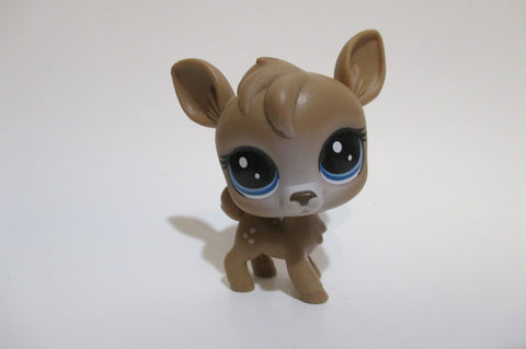 Littlest Pet Shop 3-115 Shreya Scrapper Deer Fawn Authentic LPS Minor Wear Apr03ni86