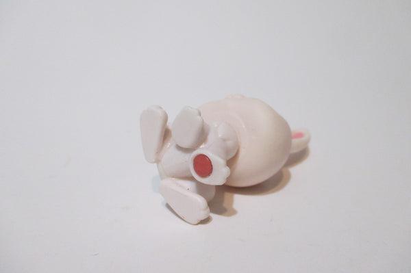 Littlest Pet Shop Rare Bunny Rabbit White Pink Green Eyes NO Number Authentic LPS AIK OCT16J