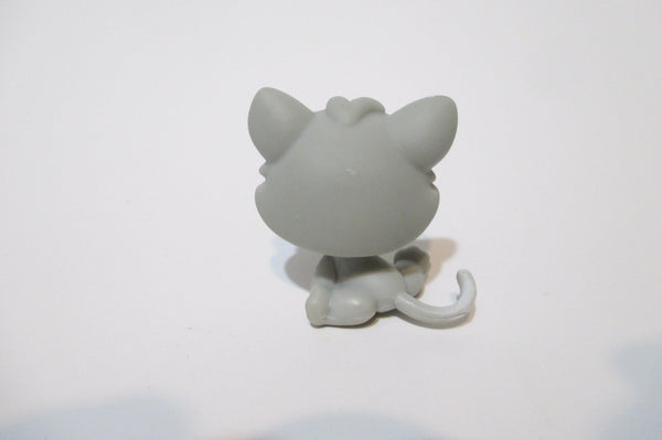 Littlest Pet Shop Grey Gray Baby Kitten Cat 198 Authentic APR13J SEE VIDEO