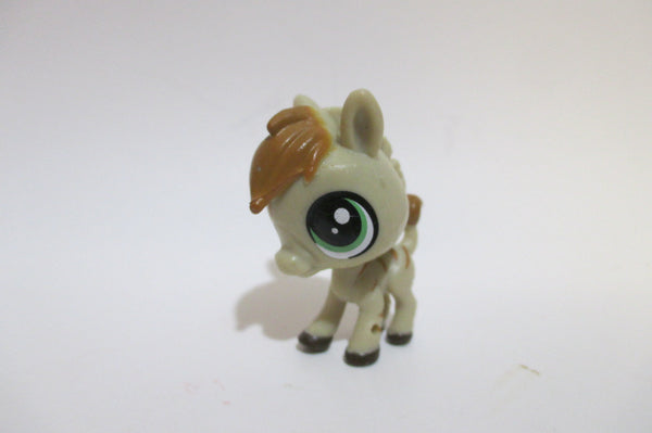 LIKE NEW Littlest Pet Shop Mini Baby Zebra  Zenzo Sandcastle 333 Authentic Nov4ni