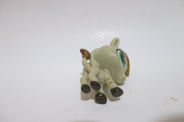 LIKE NEW Littlest Pet Shop Mini Baby Zebra  Zenzo Sandcastle 333 Authentic Nov4ni