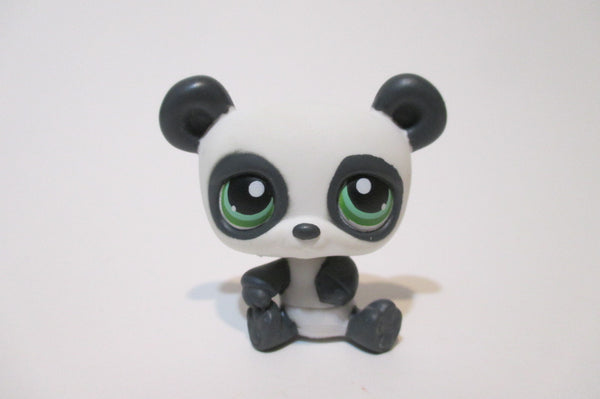 Littlest Pet Shop Panda Bears 250 with Green EYes Authentic LPS Mar20j