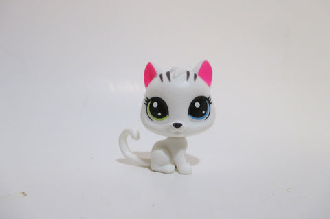 Littlest Pet Shops Mini Baby White Cat Salty Catby 1-2 Authentic APR25JI