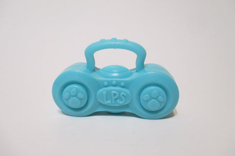 Littlest Pet Shop Blue Radio Cassette Accessory Authentic SEE VIDEO Nov24ni