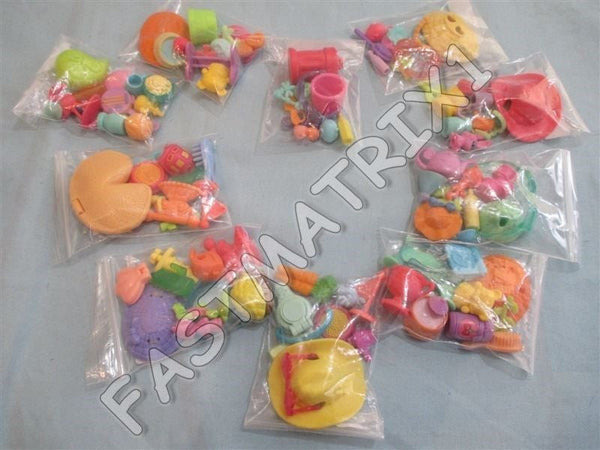 Littlest Pet Shop LPS Lot Small Pieces Accessories 7 RANDOM 100% Authentic Nice