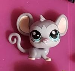 Littlest Pet Shop Mini Baby Noggle Murino 296 Mouse Authentic Oct20ni