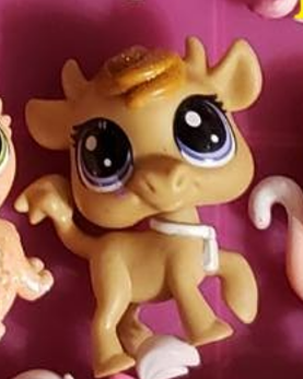 Littlest Pet Shop Glisten Cowby 2-S15 Glitter Cow Sparkle Pets Authentic Lps Oct20ni