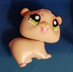 LIKE NEW Littlest Pet Shop Hamster 1341 Authentic LPS Dec8n