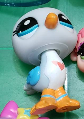 LIKE NEW Littlest Pet Shop Gen 7 G7 Seagull 63 Authentic LPS Dec16ni