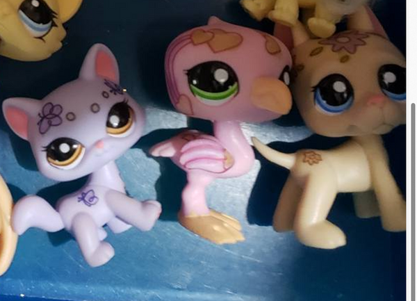 Littlest Pet Shop Deco Pets Set Authentic Lps Exclusive Authentic LPS APR13J