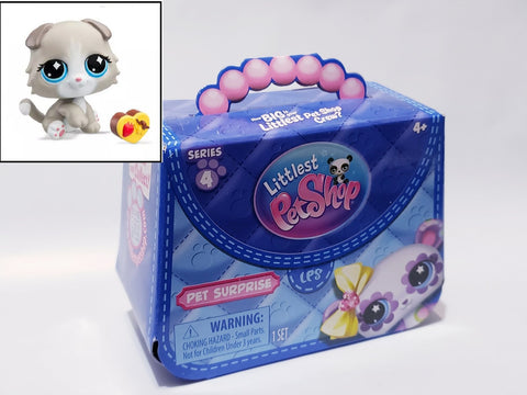 BRAND NEW Littlest Pet Shop Gen 7 G7 Series 4 Pets Surprise Scottish Fold Longhair #229 Blind Box Authentic LPS NIB Jan15ni